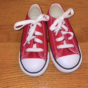Toddler Red Converse Sneakers (NWOB)